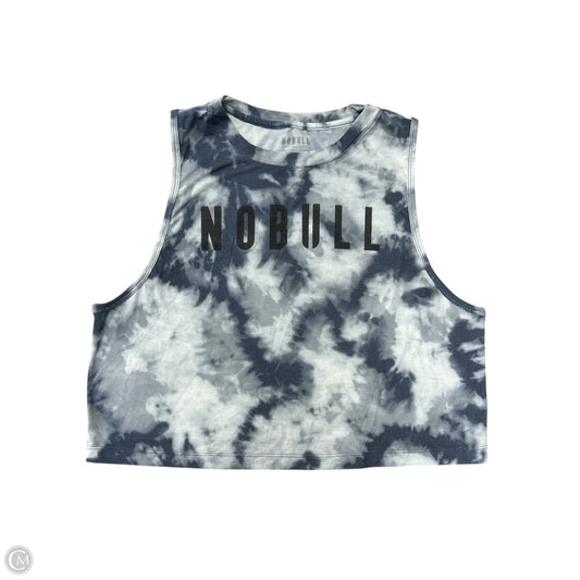 Athletic Tank Top By Nobull In Blue & White, Size: L