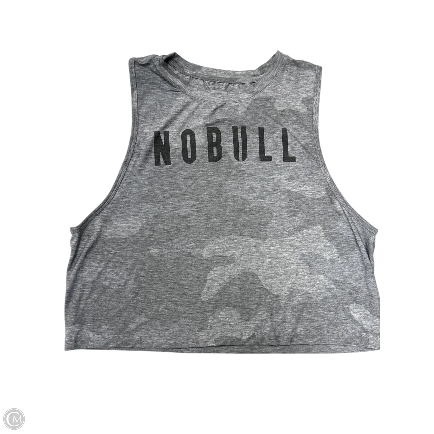 Athletic Tank Top By Nobull In Grey, Size: L