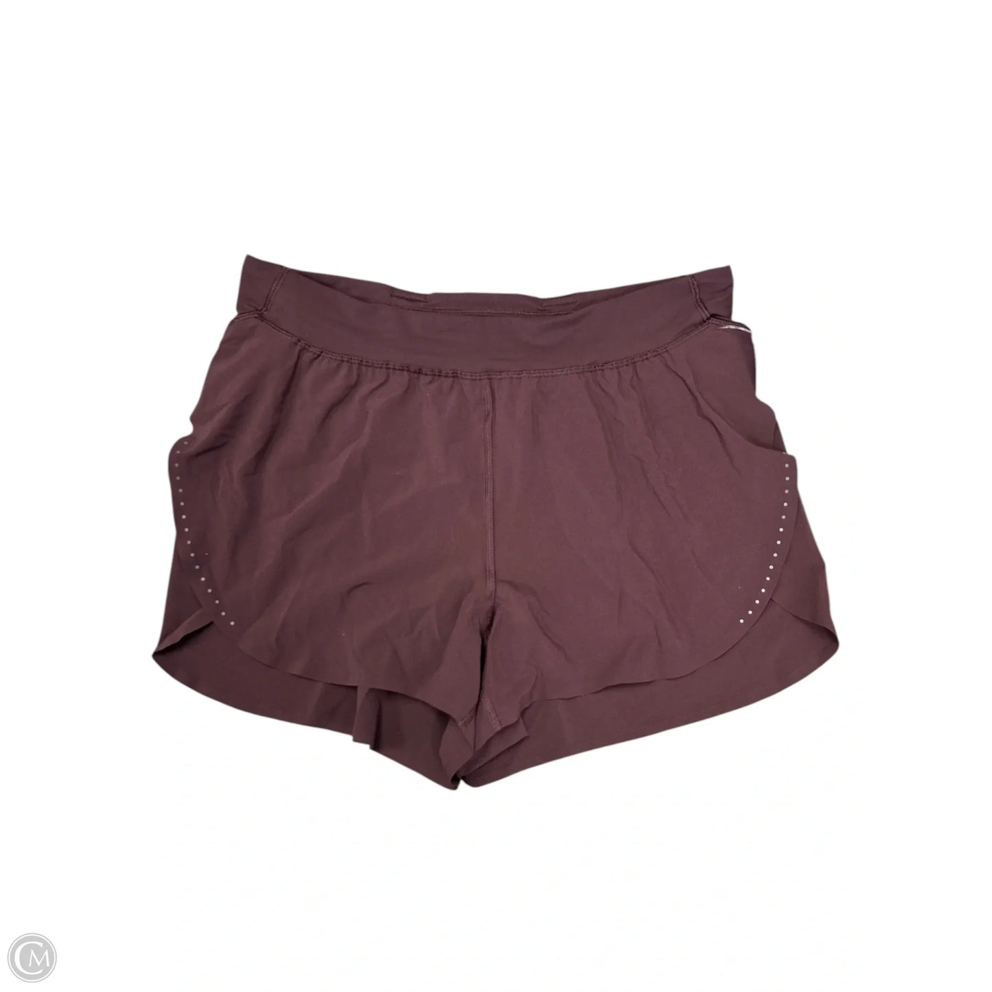 Athletic Shorts By Lululemon In Brown, Size: M
