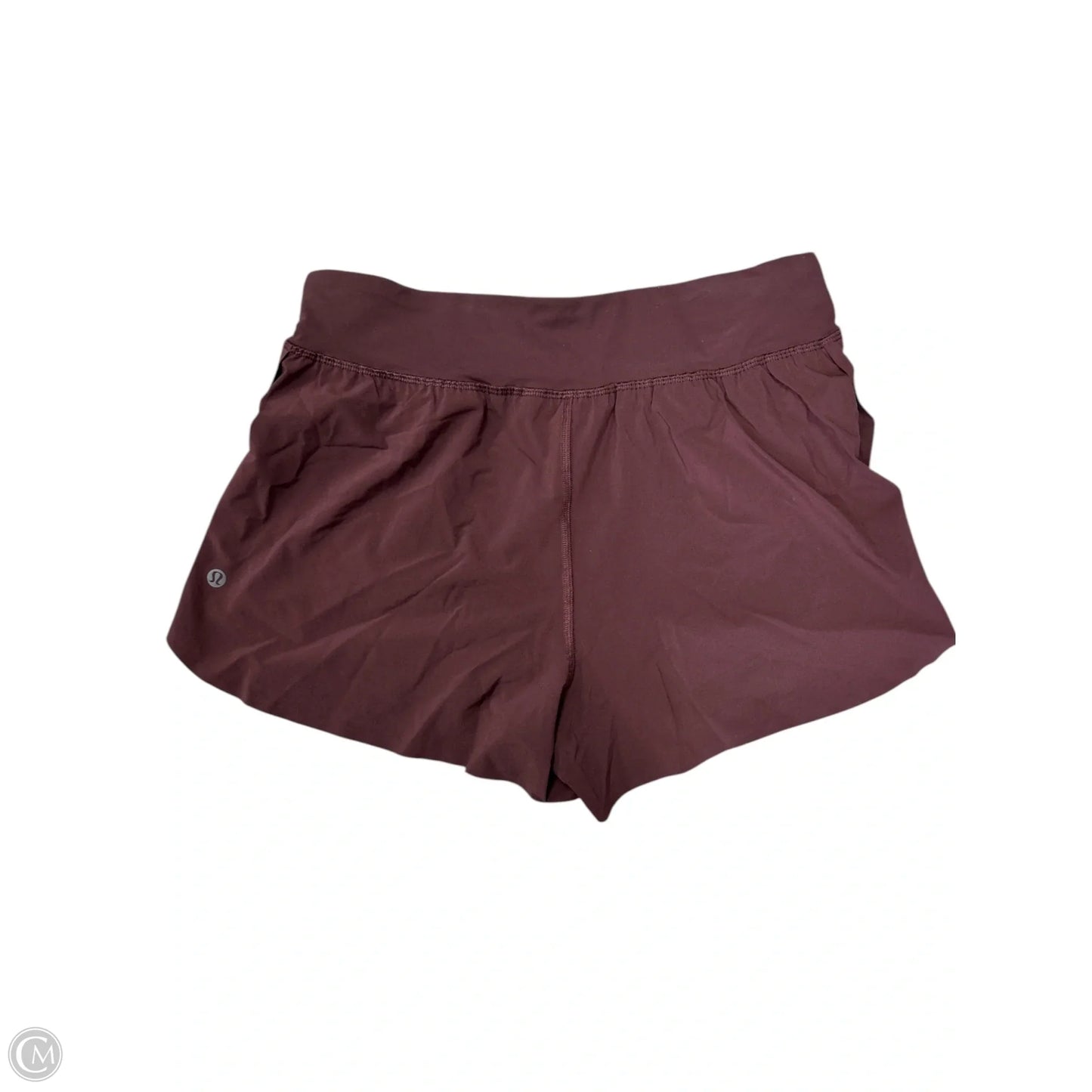 Athletic Shorts By Lululemon In Brown, Size: M