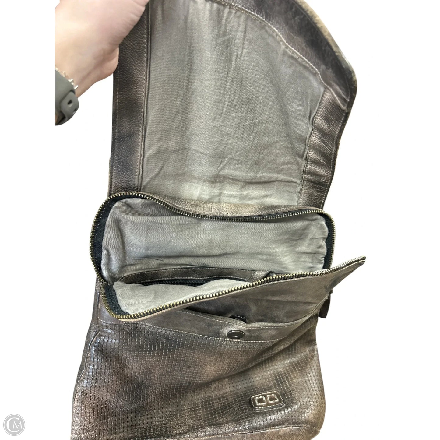 Backpack Leather By Bed Stu, Size: Medium