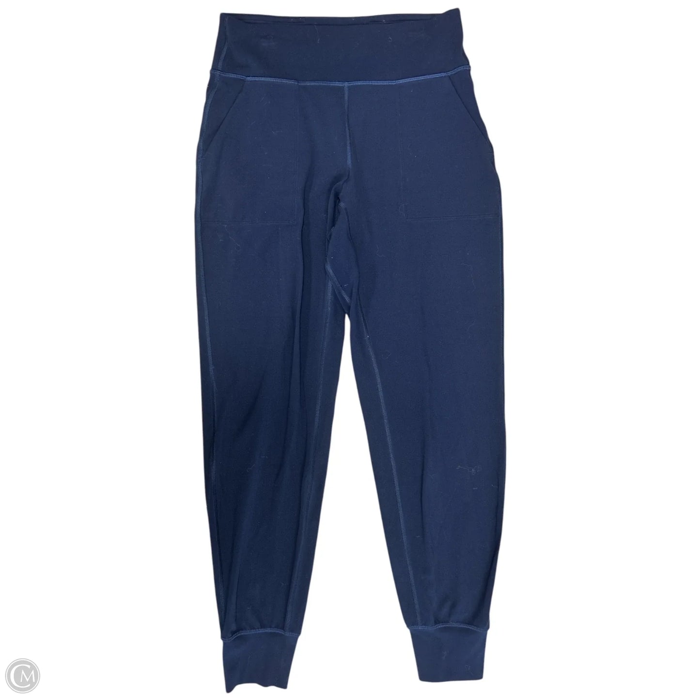 Athletic Pants By Lululemon In Navy, Size: 8