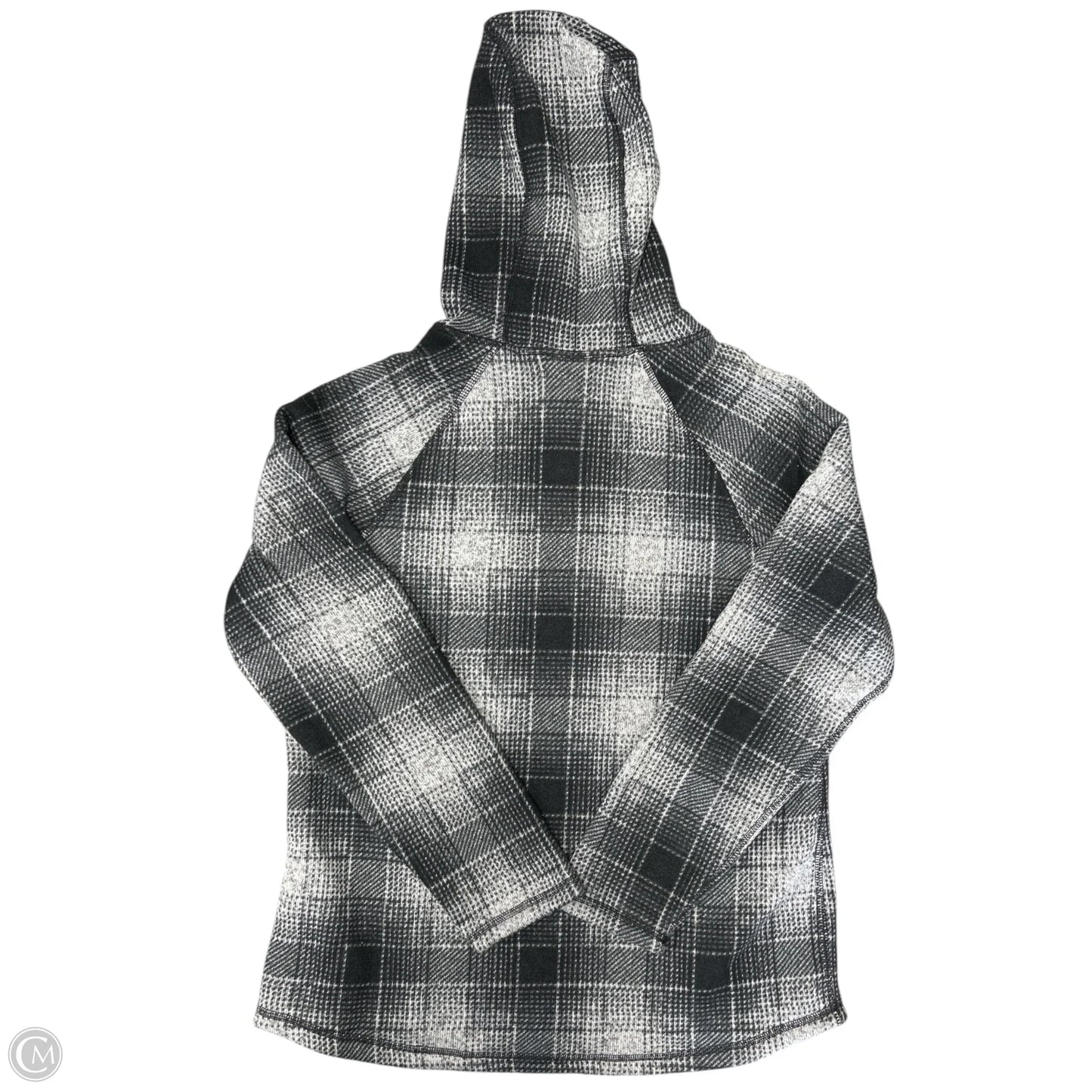 Sweatshirt Hoodie By The North Face In Black & Grey, Size: L