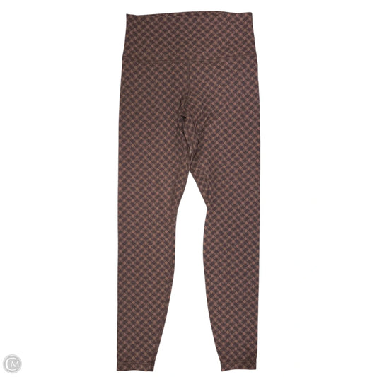Athletic Leggings By Lululemon In Brown, Size: 10