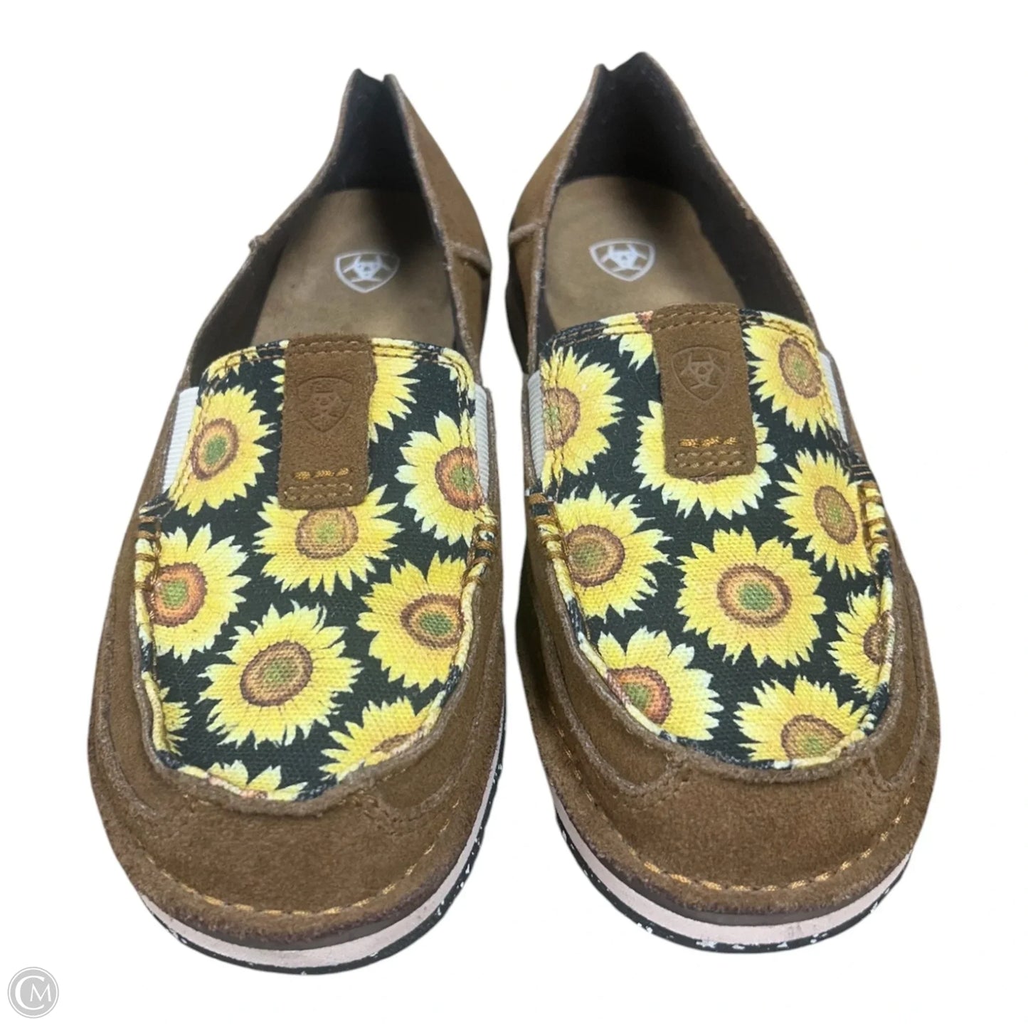Shoes Flats By Ariat In Floral Print, Size: 7.5