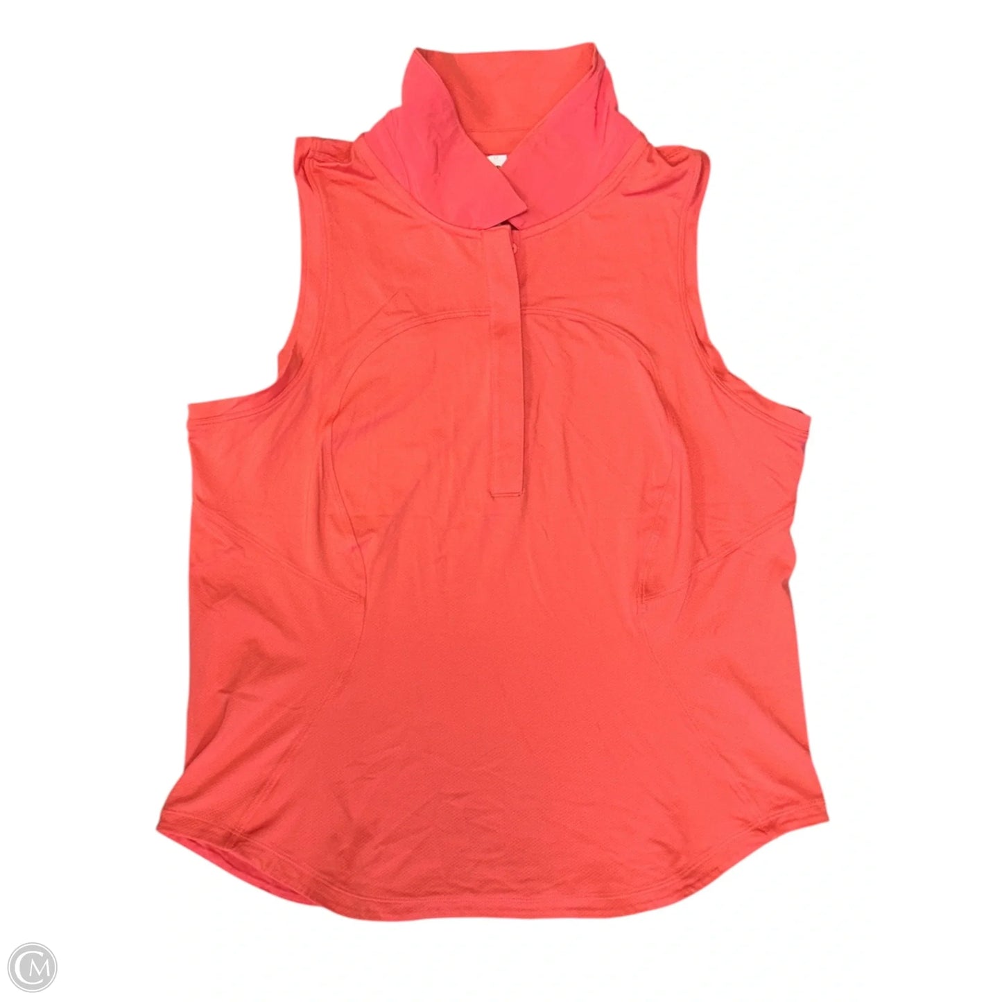 Athletic Tank Top By Lululemon In Coral, Size: 12