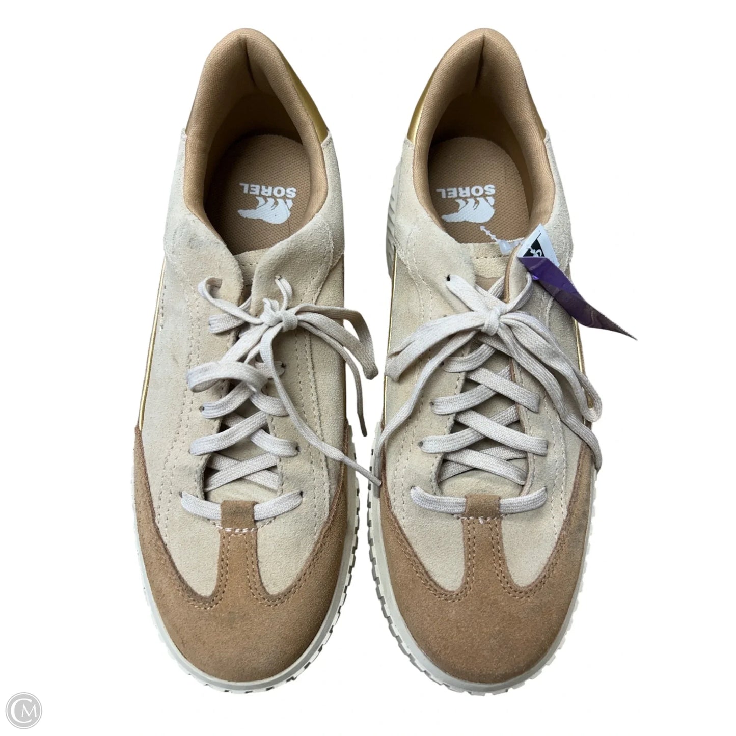 Shoes Sneakers Platform By Sorel In Brown & Tan, Size: 9