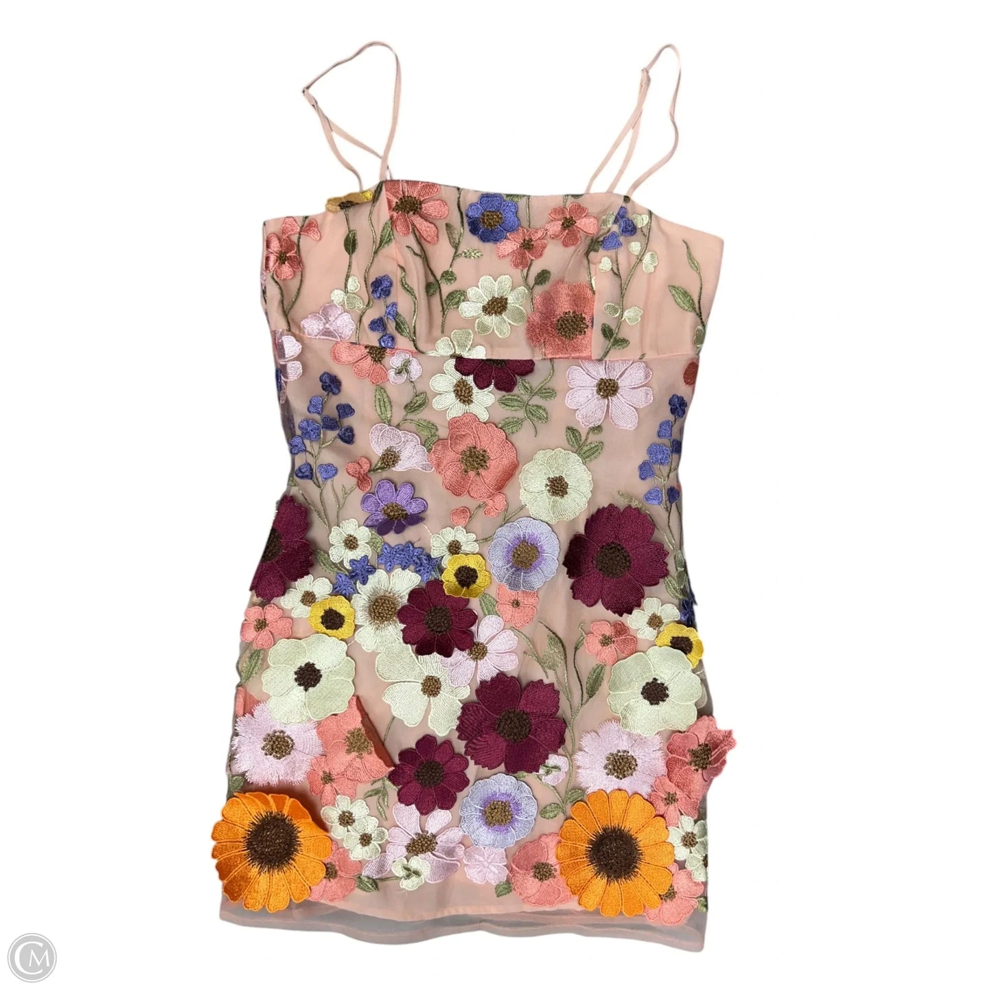 Dress Party Short By Storia In Floral Print, Size: M