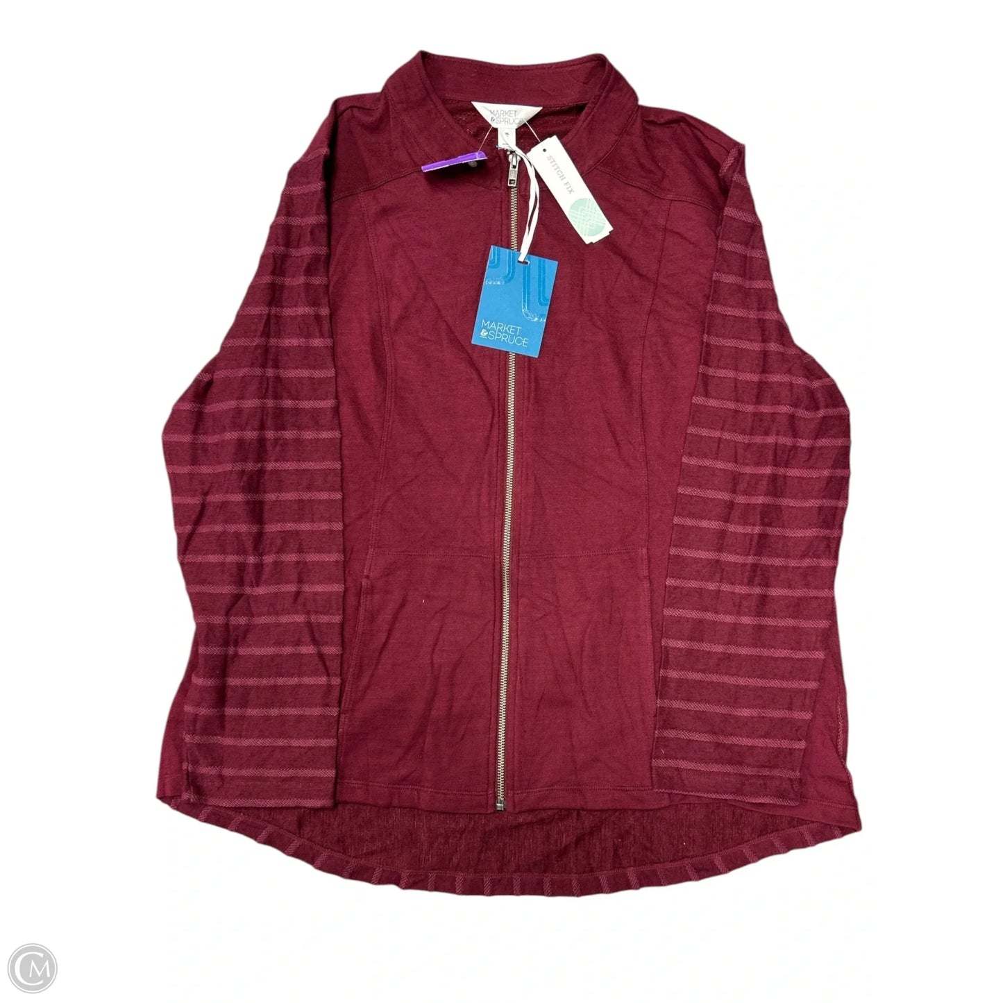 Jacket Other By Market & Spruce In Maroon, Size: Xxl