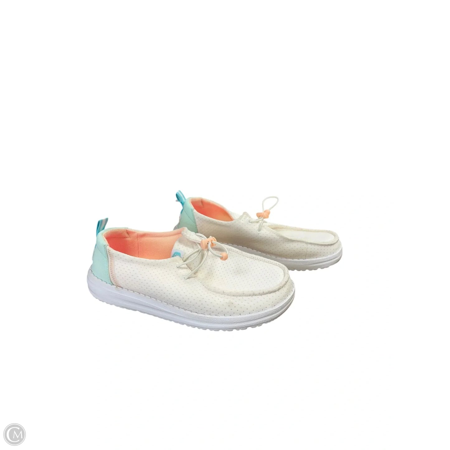 Shoes Flats By Hey Dude In White, Size: 7