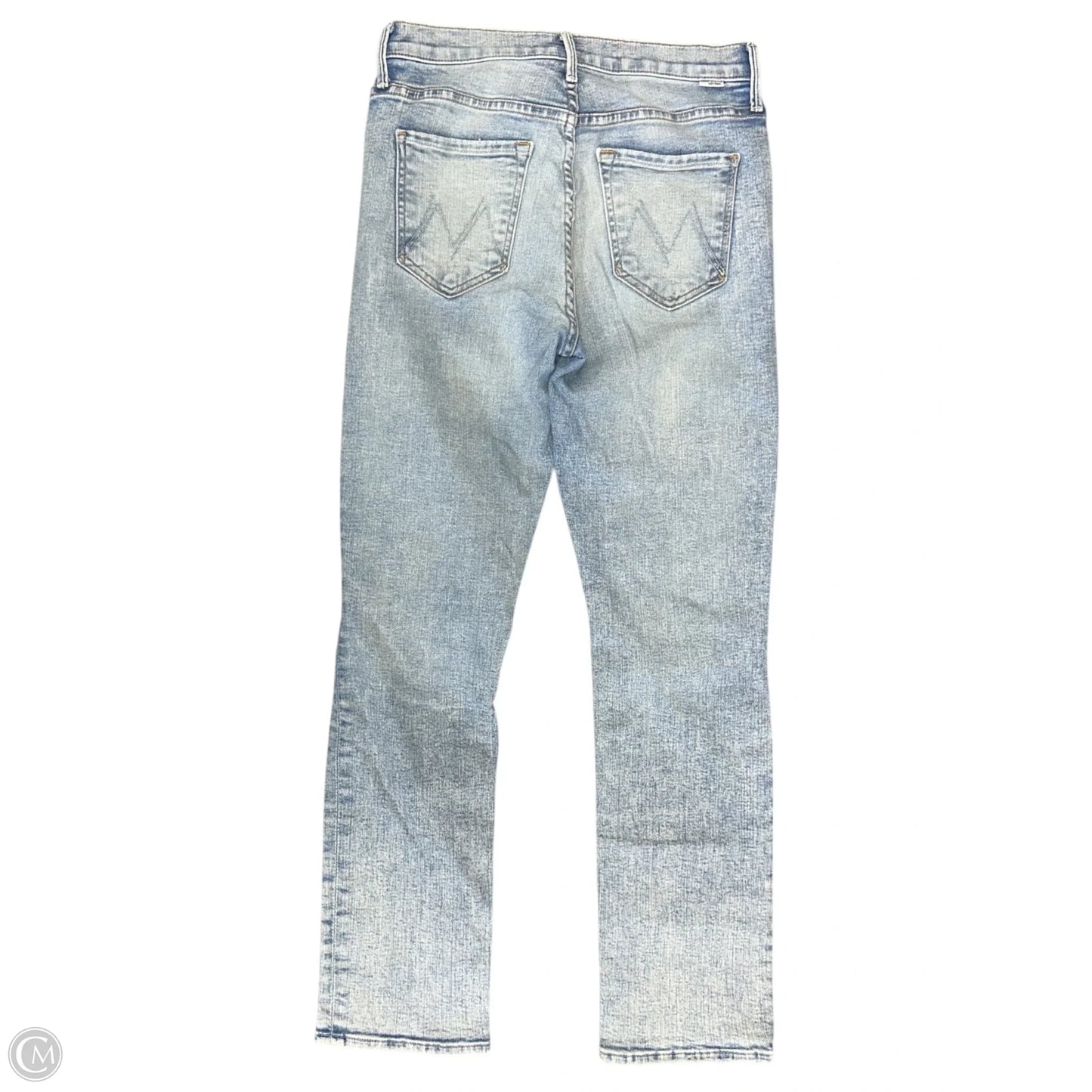 Jeans Straight By Mother In Blue Denim, Size: 2