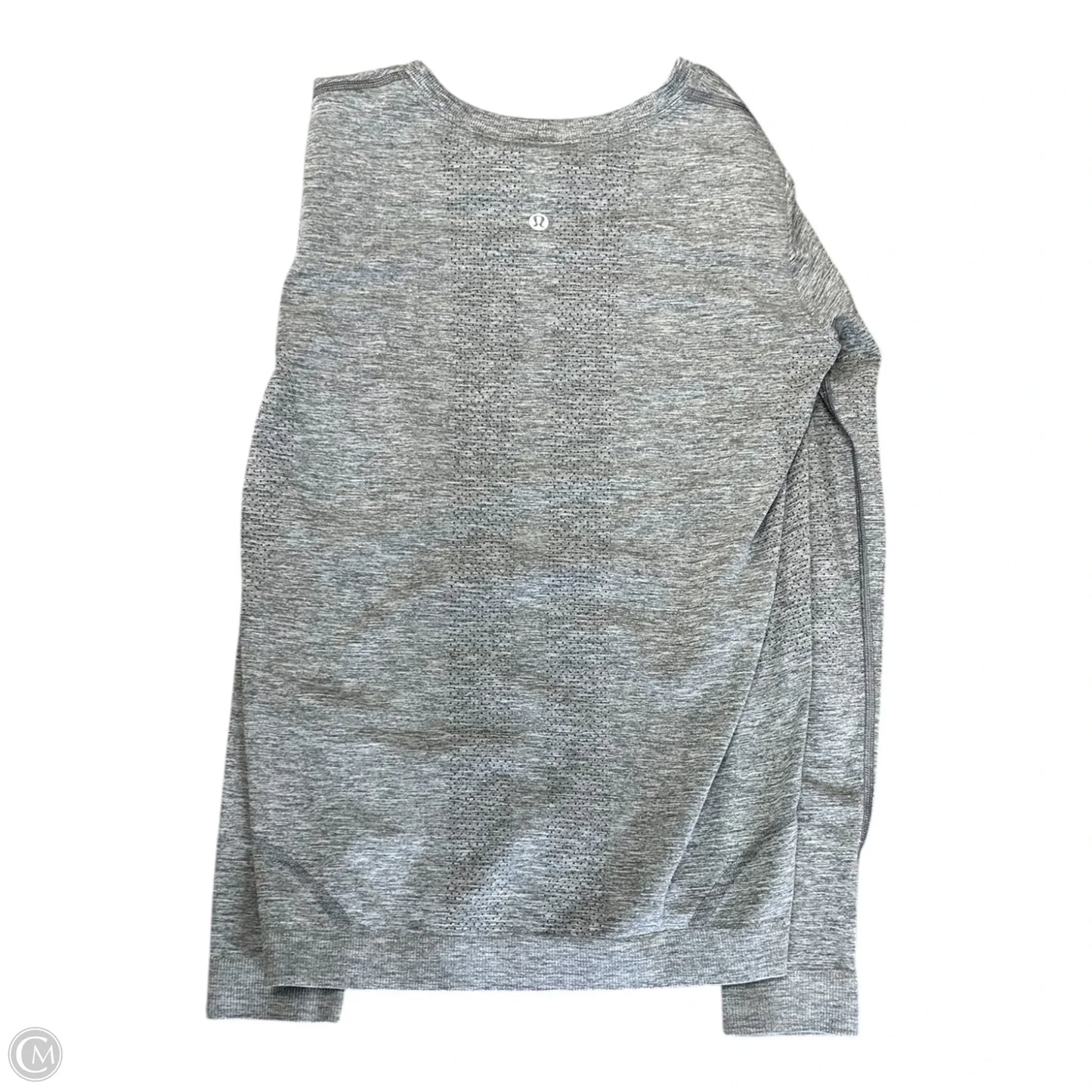 Athletic Top Long Sleeve Crewneck By Lululemon In Grey, Size: 6