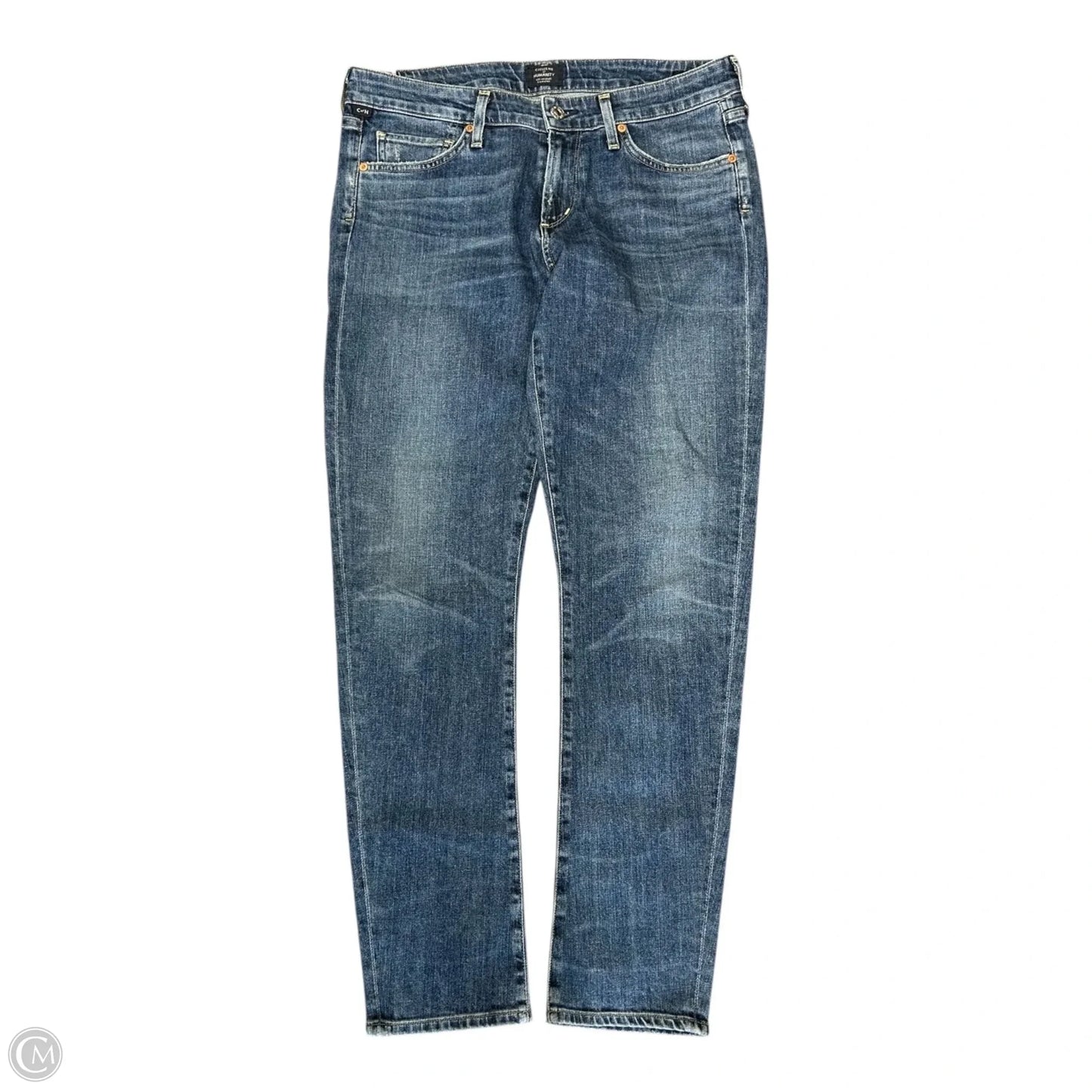 Jeans Straight By Citizens Of Humanity In Blue Denim, Size: 8