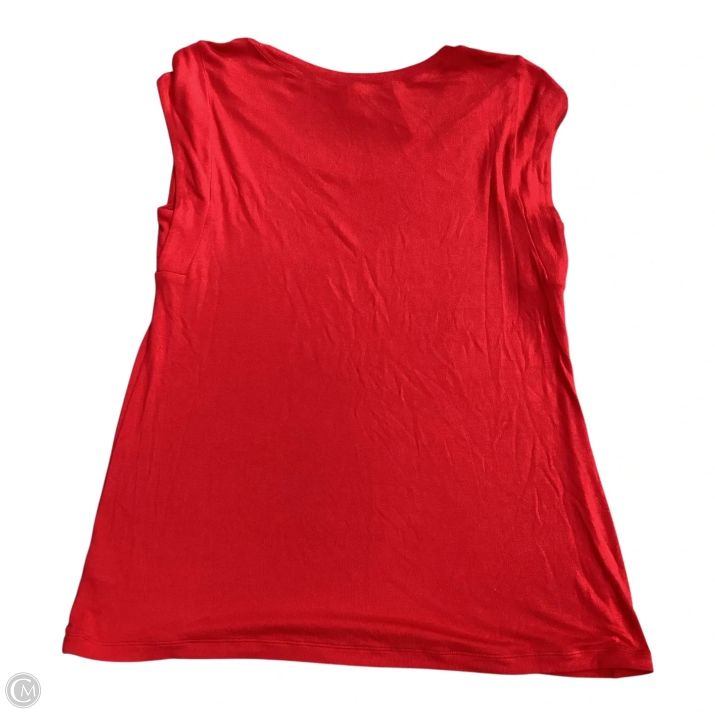 Top Short Sleeve Basic By Cabi In Red, Size: S
