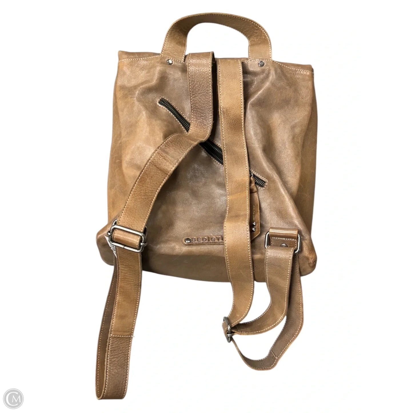 Backpack Leather By Bed Stu, Size: Large