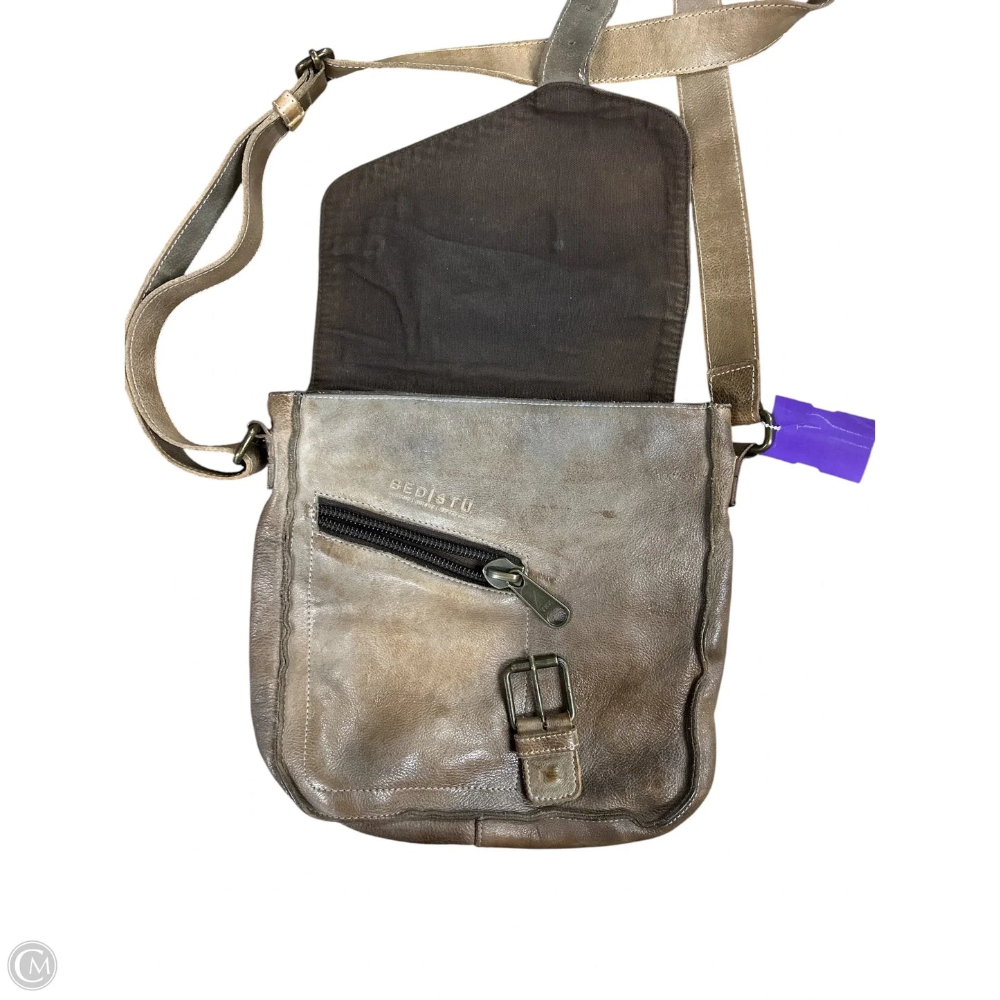 Crossbody Leather By Bed Stu, Size: Medium