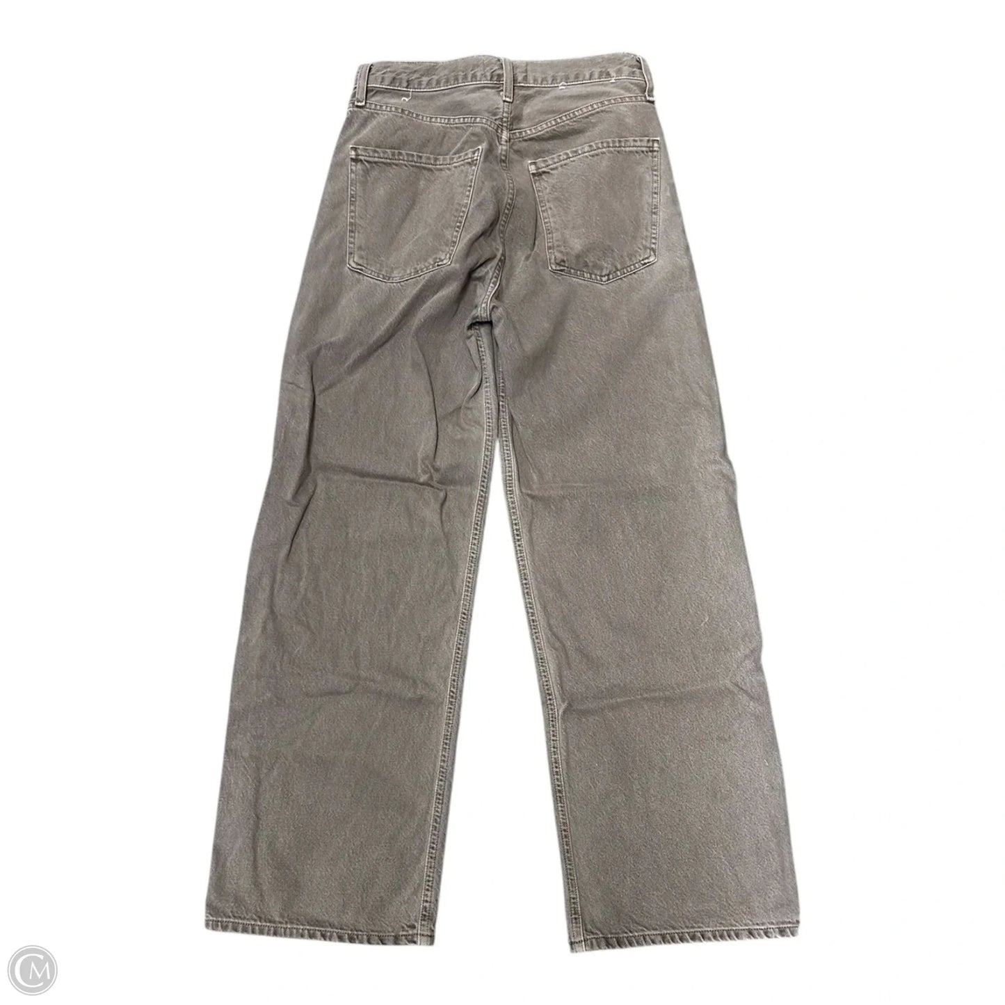 Jeans Straight By Agolde In Brown Denim, Size: 0