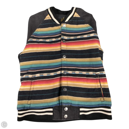 Jacket Denim By Cmc In Multi-colored, Size: L