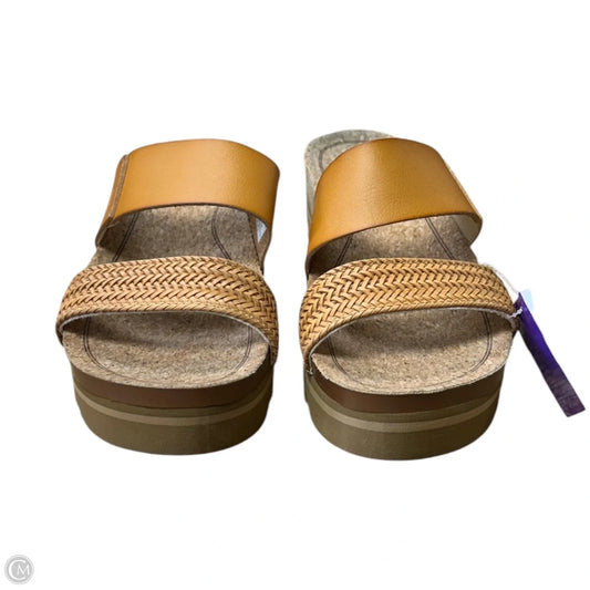 Sandals Flats By Reef In Brown, Size: 8