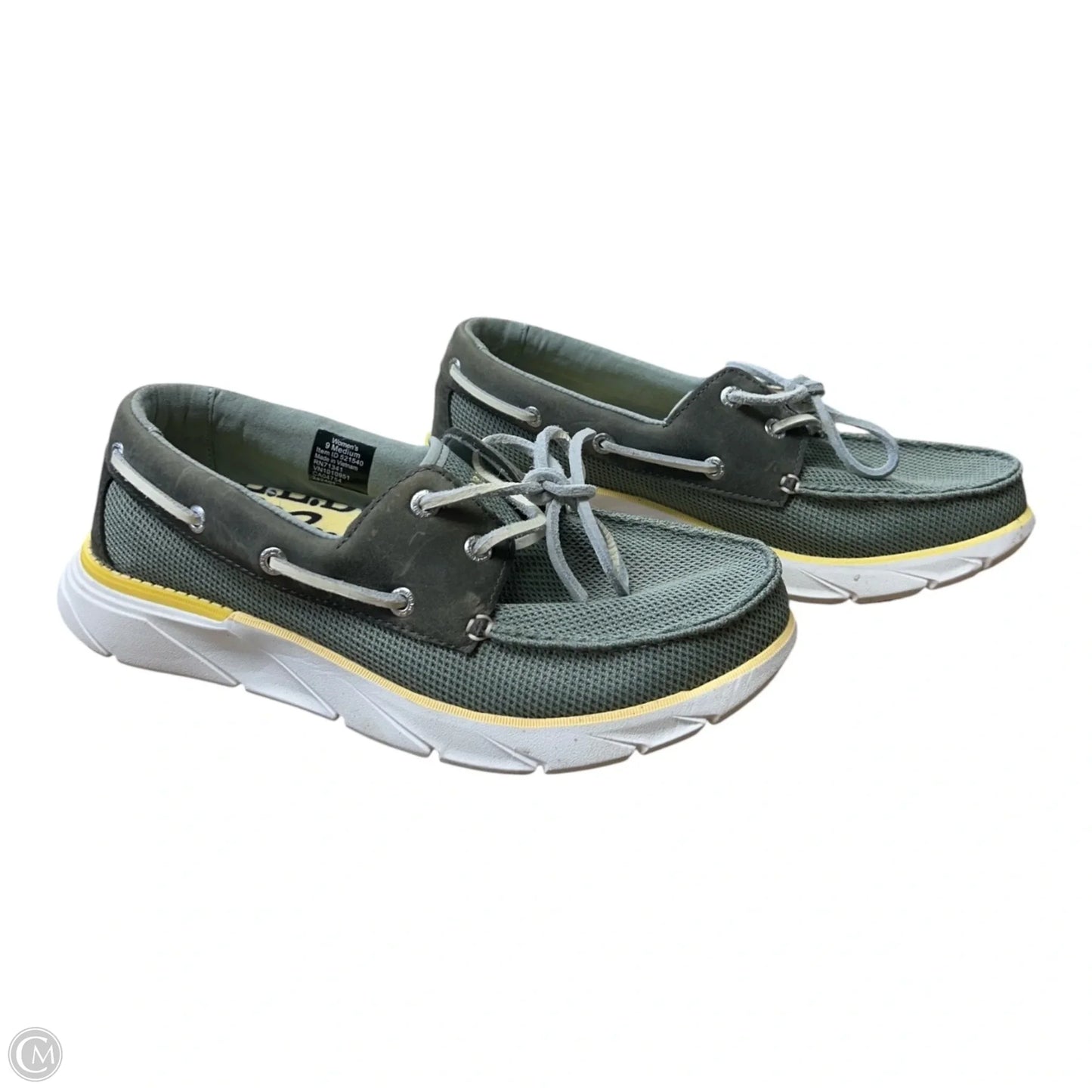 Shoes Flats By L.l. Bean In Green & Yellow, Size: 9