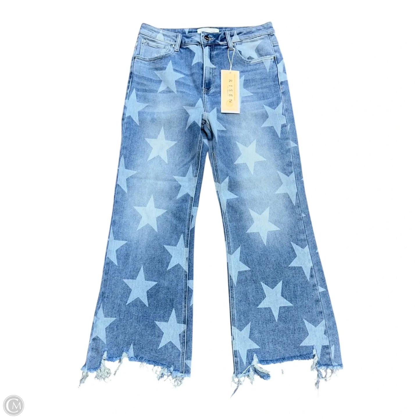 Jeans Straight By Risen In Blue Denim, Size: 10
