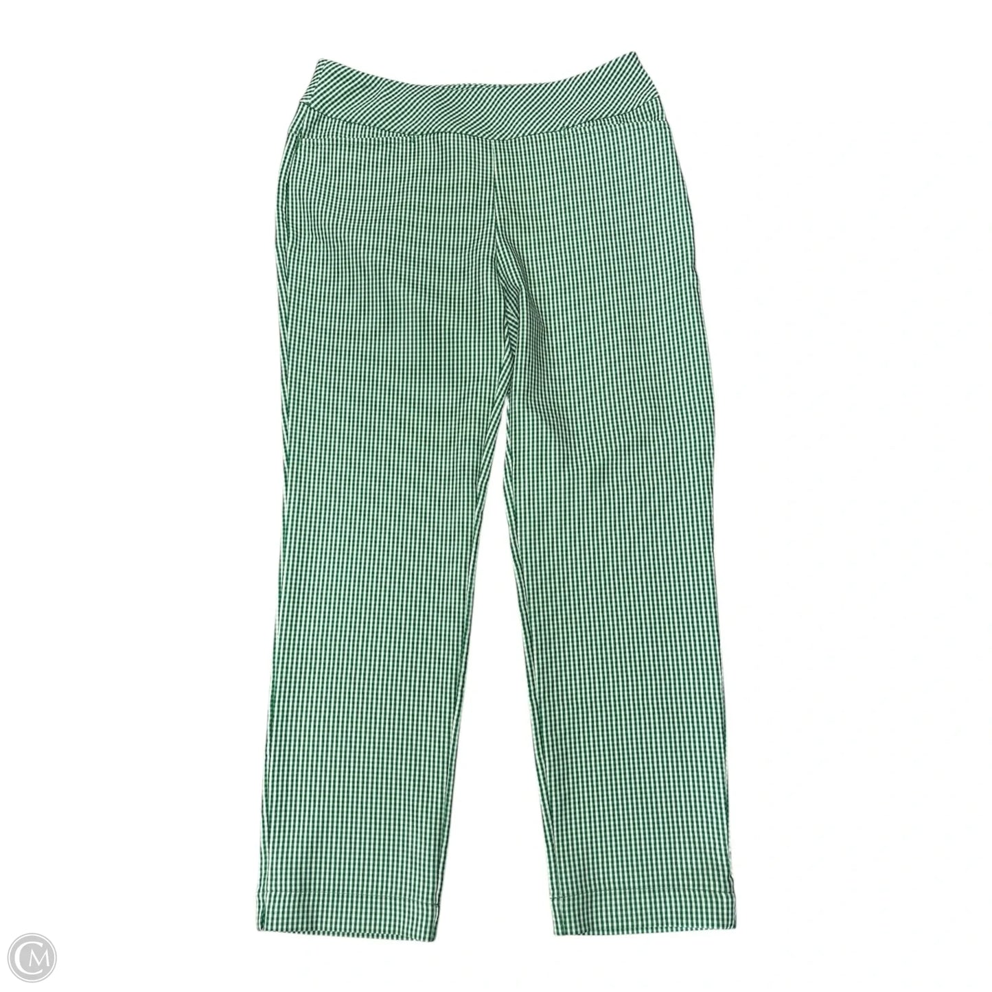 Athletic Pants By Cmc In Green & White, Size: L