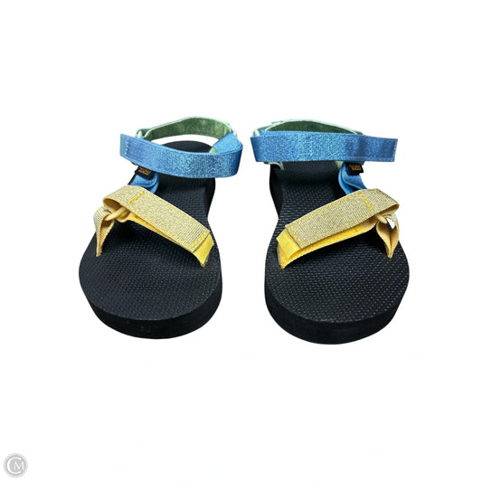 Sandals Flats By Teva In Multi-colored, Size: 7