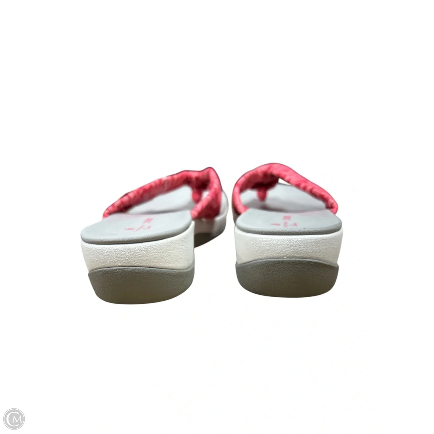 Sandals Flip Flops By Clarks In Pink, Size: 9