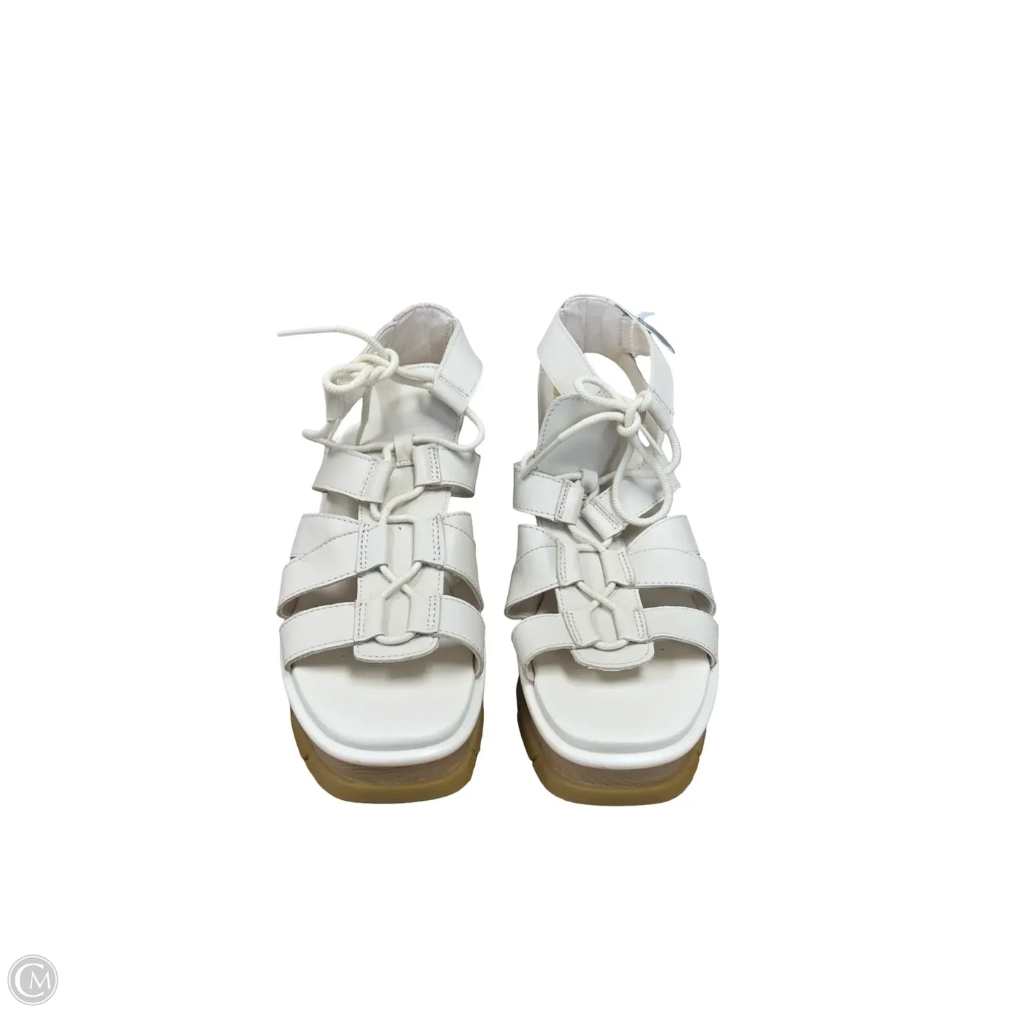 Sandals Heels Wedge By Sorel In Cream, Size: 10