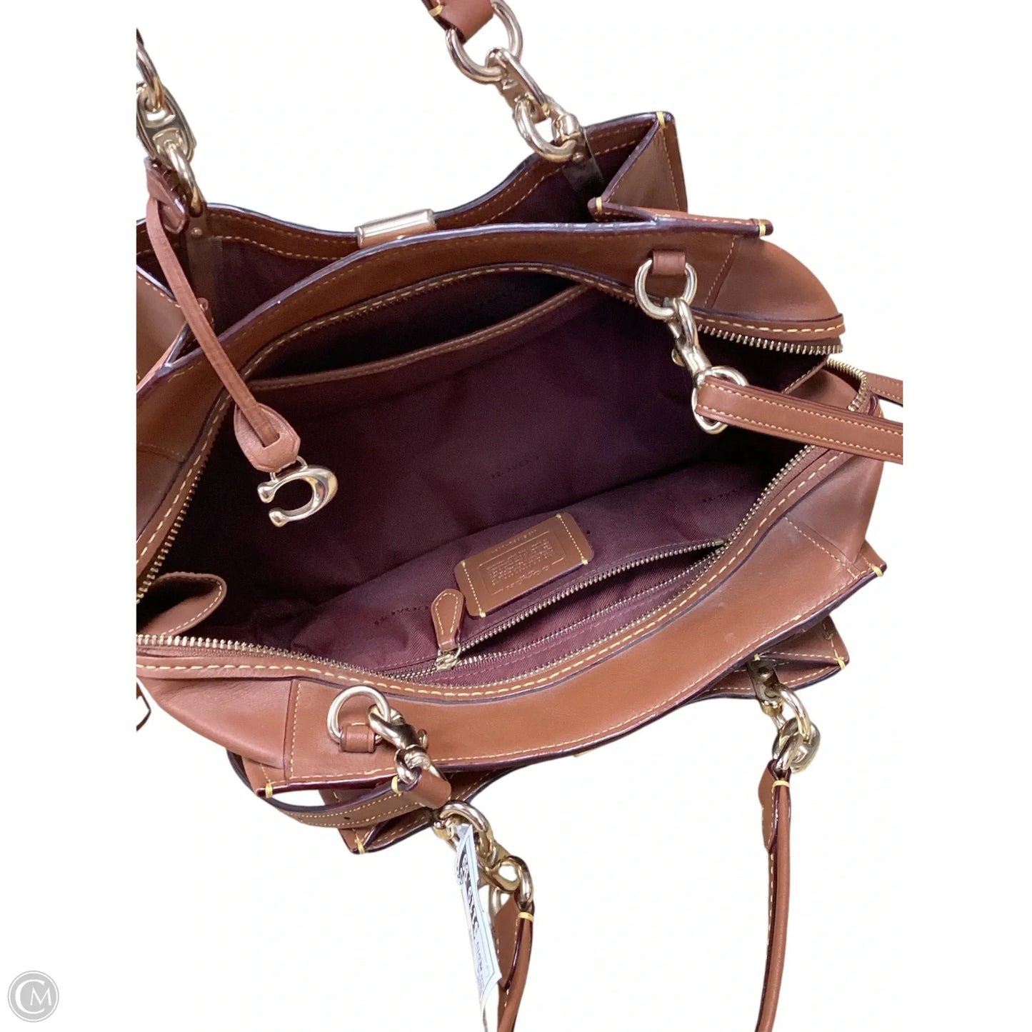 Handbag Designer By Coach, Size: Medium