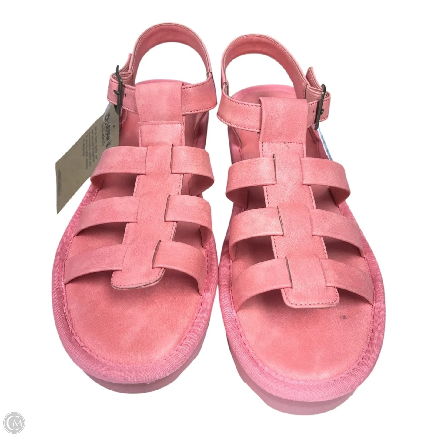 Sandals Flats By Bearpaw In Orange, Size: 9