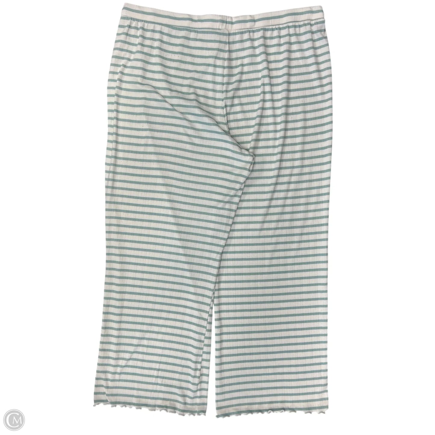 Pants Set 2pc By Loft In Green & White, Size: Xl