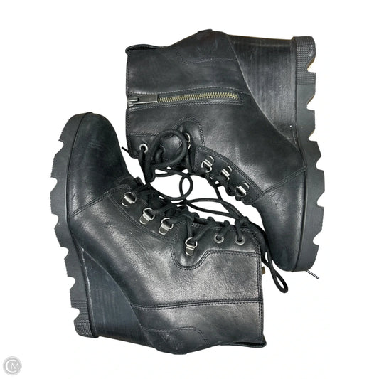 Boots Ankle Heels By Sorel In Black, Size: 10