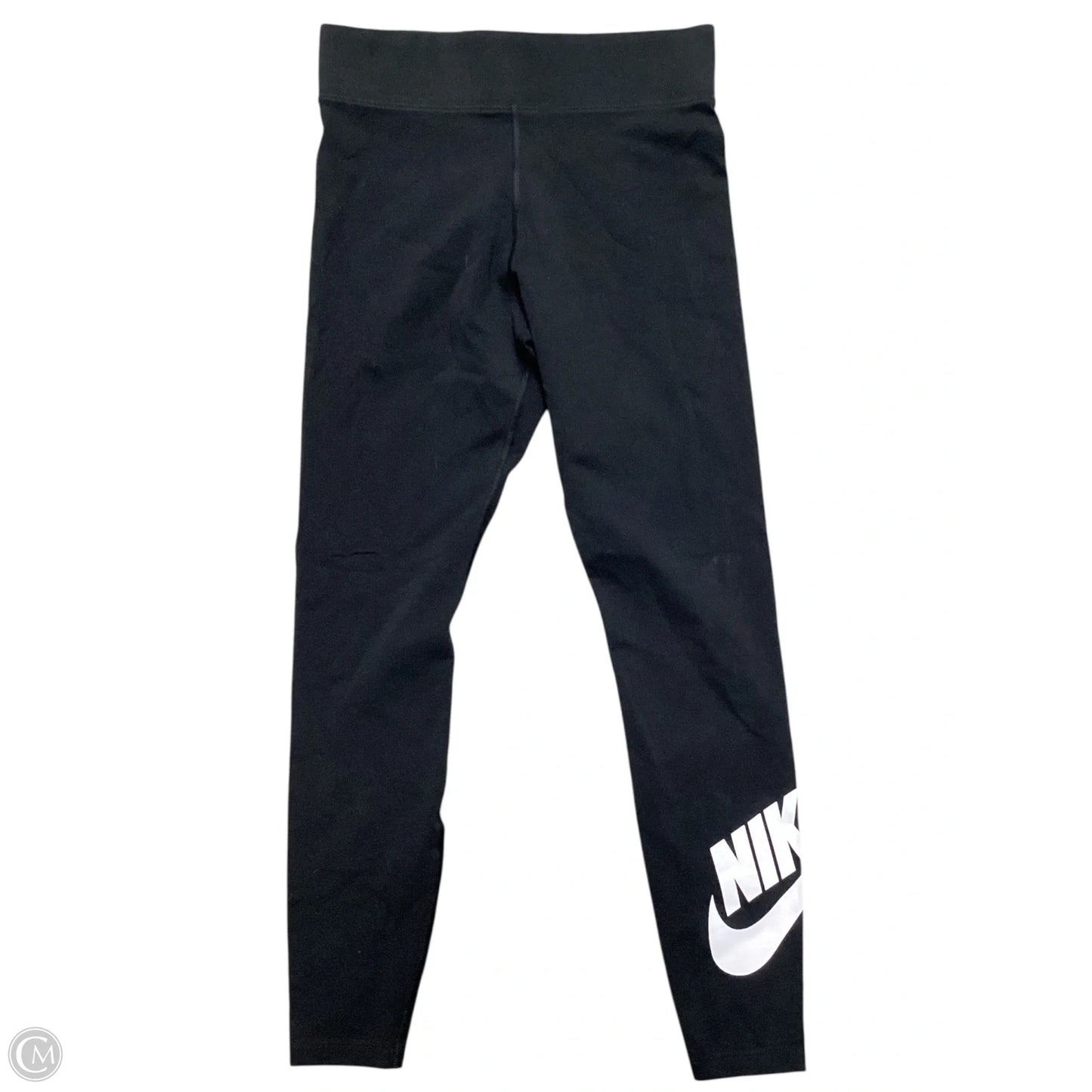 Athletic Leggings By Nike Apparel In Black, Size: M