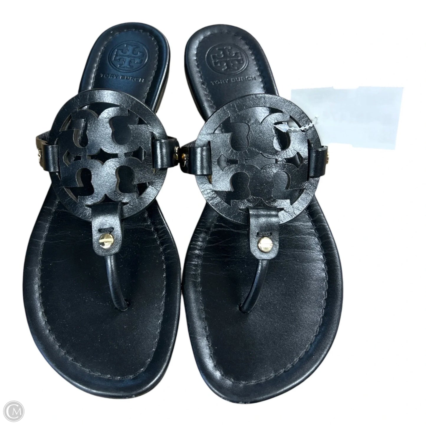 Sandals Designer By Tory Burch In Black, Size: 9
