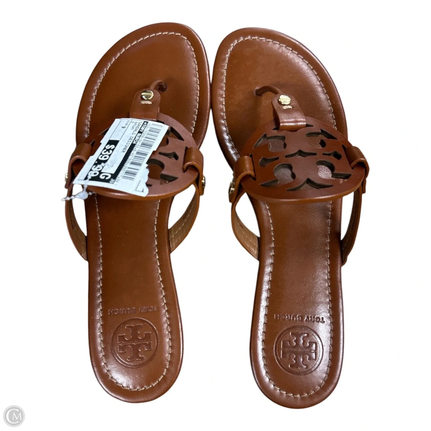 Sandals Designer By Tory Burch In Brown, Size: 9