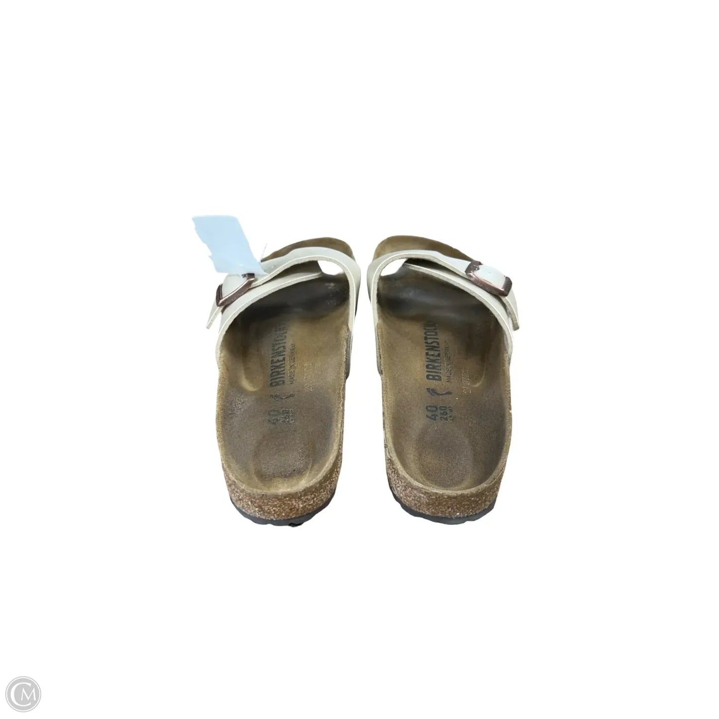 Sandals Flats By Birkenstock In Tan, Size: 9