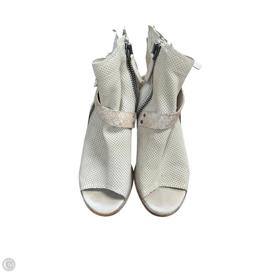 Sandals Heels Block By Dolce Vita In Cream, Size: 8.5