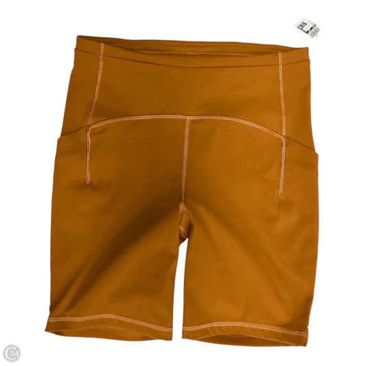 Athletic Shorts By Lululemon In Orange, Size: 8