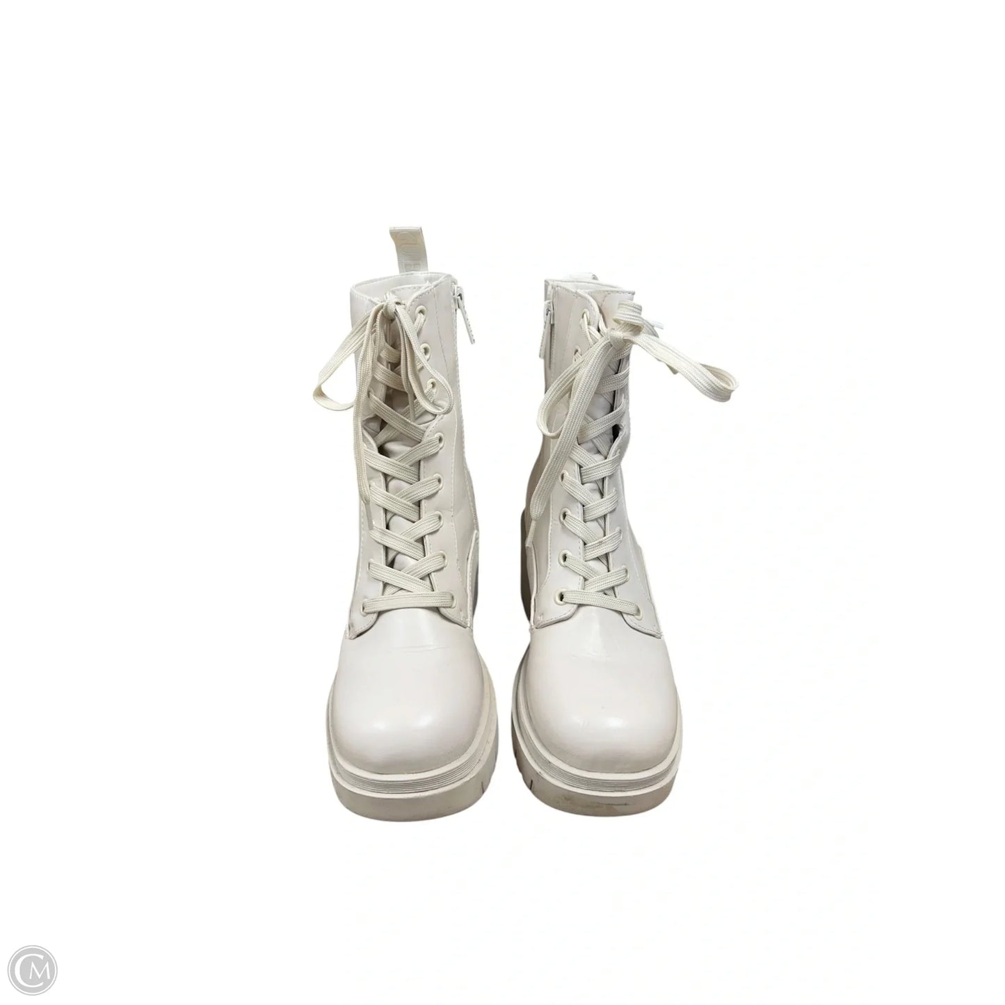 Boots Combat By Guess In Cream, Size: 7.5