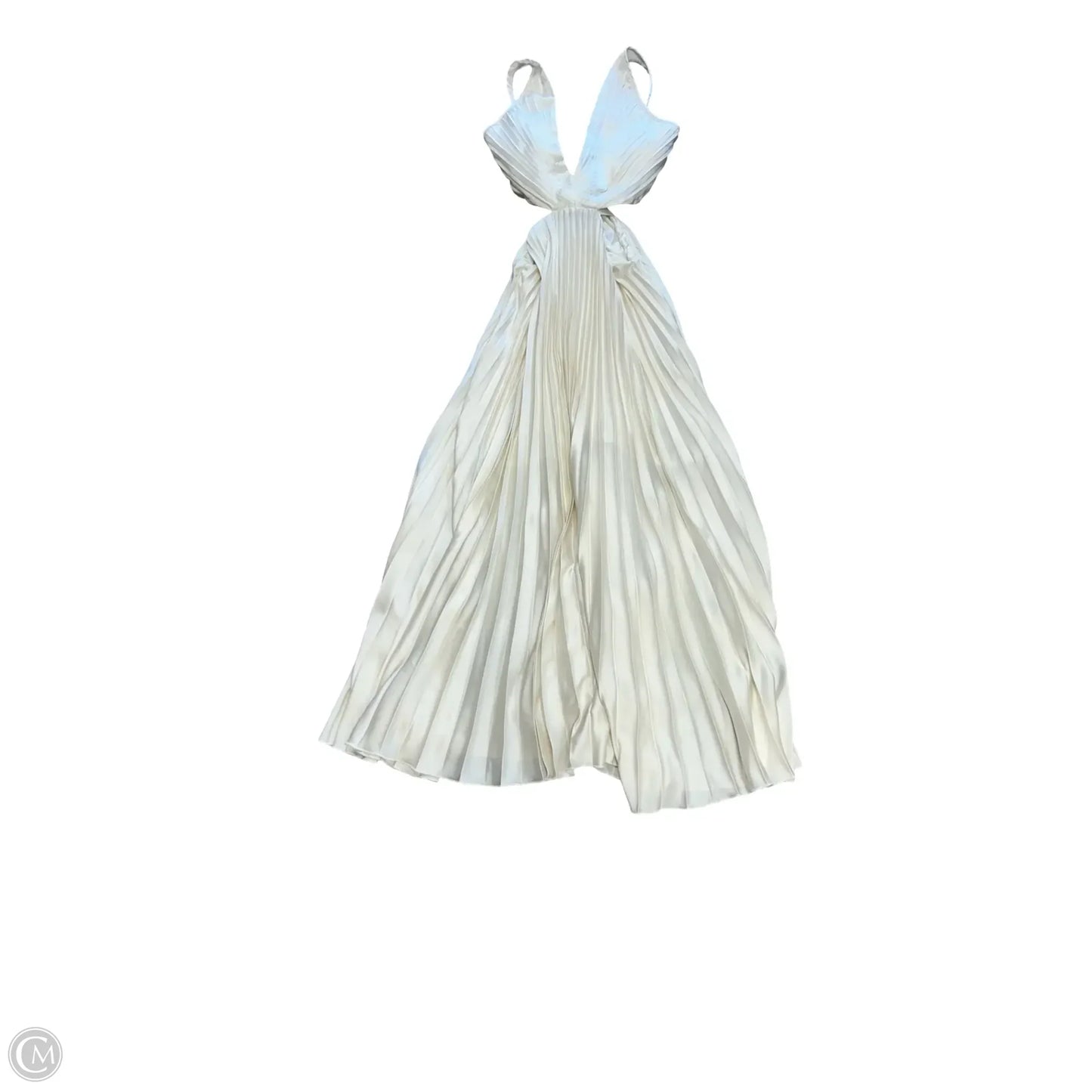 Dress Party Long By Abercrombie And Fitch In Cream, Size: L