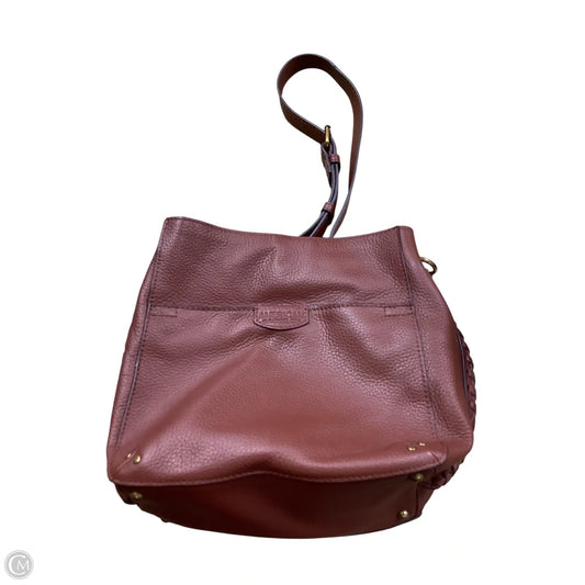Crossbody Leather By Cmc, Size: Medium
