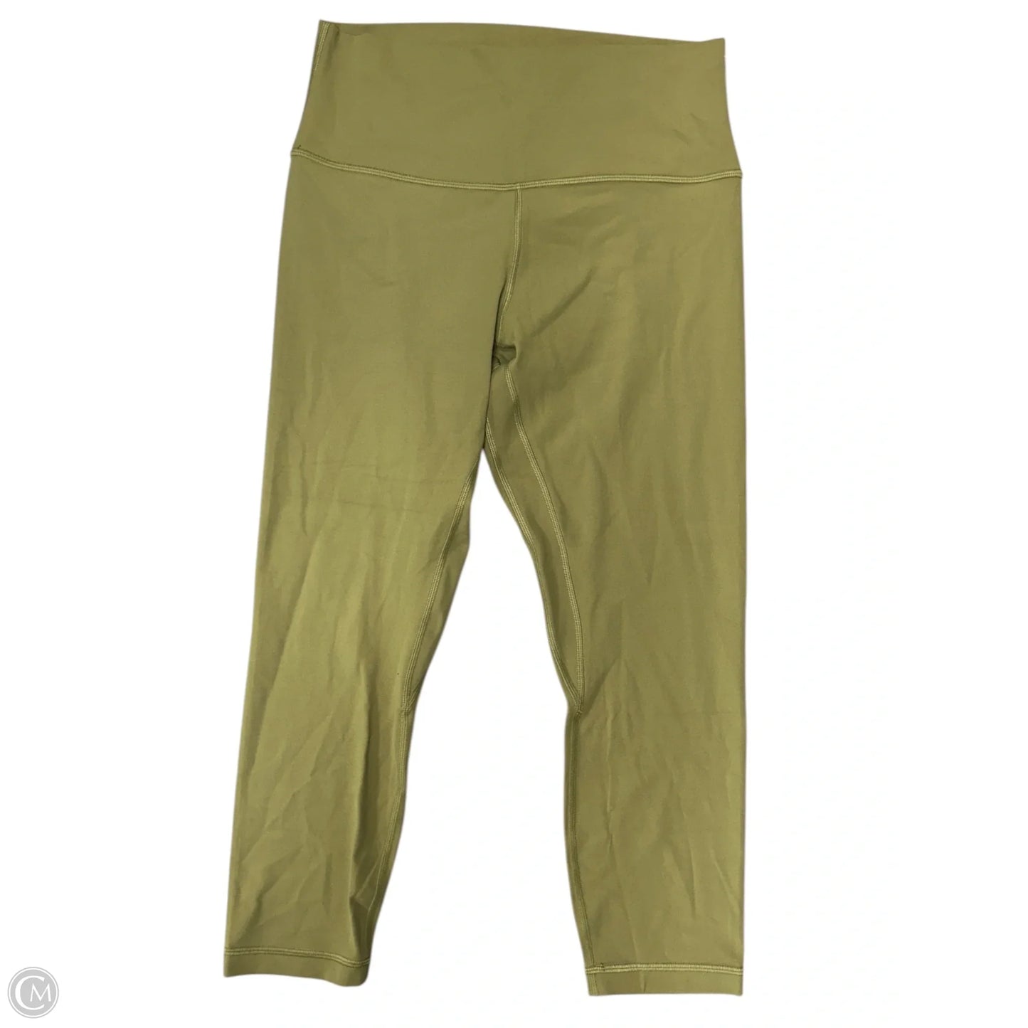 Athletic Leggings By Lululemon In Green, Size: 10