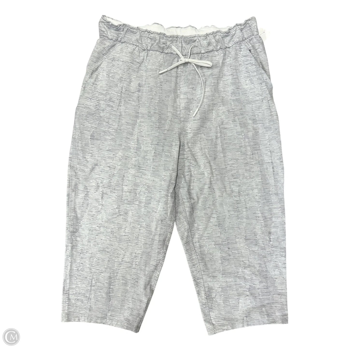 Athletic Capris By Lululemon In Grey, Size: 12