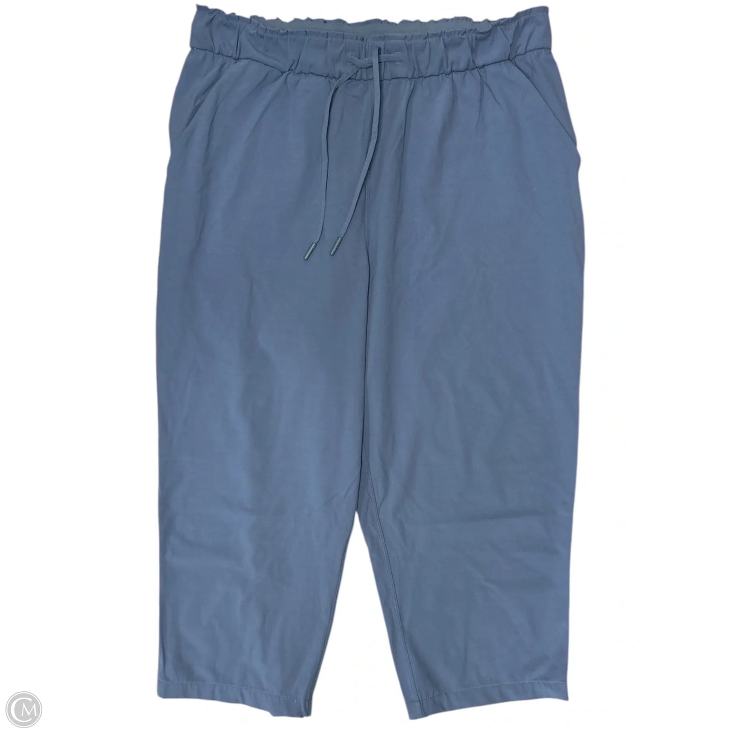 Athletic Capris By Lululemon In Blue, Size: 12