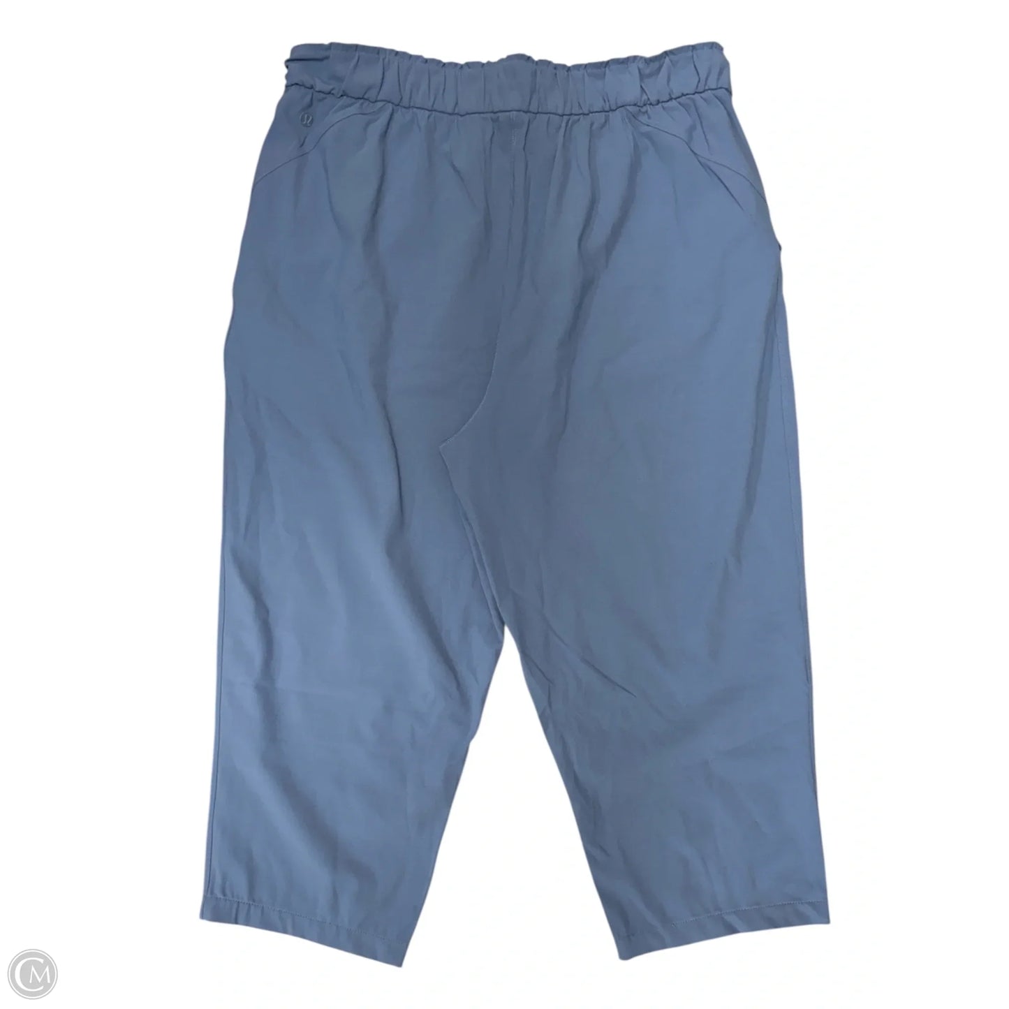Athletic Capris By Lululemon In Blue, Size: 12