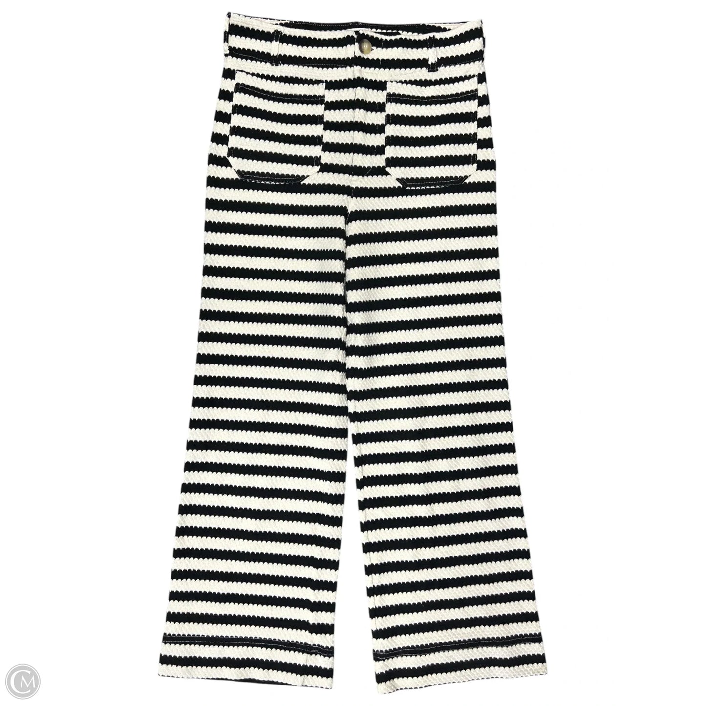 Pants Other By Maeve In Black & Cream, Size: 8