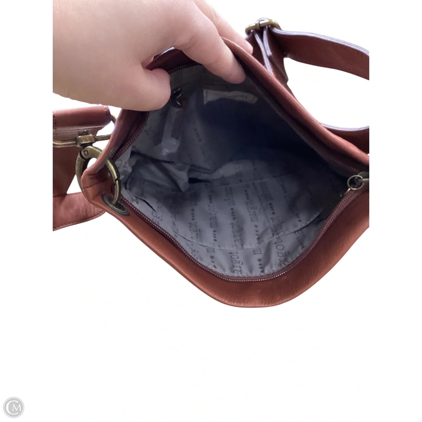 Crossbody Leather By Margot, Size: Medium