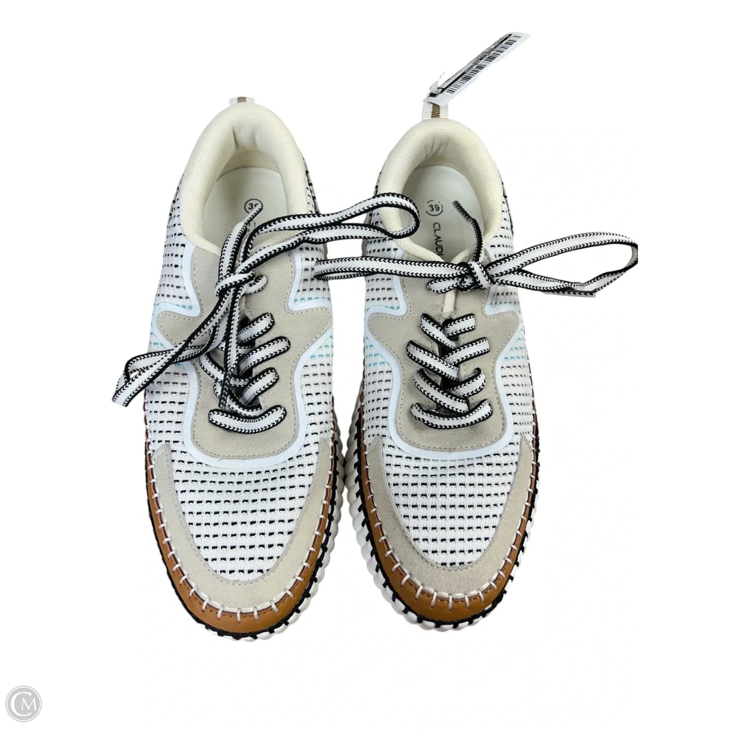 Shoes Sneakers By Clothes Mentor In Brown & Cream, Size: 8.5