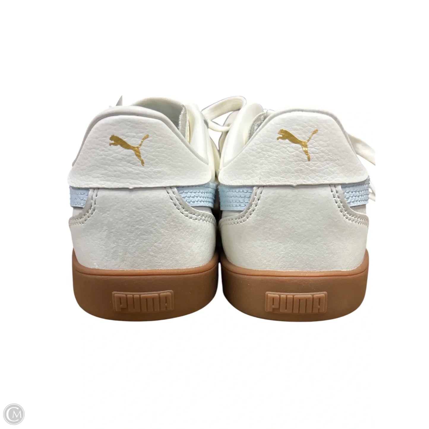Shoes Sneakers By Puma In Blue & Cream, Size: 8